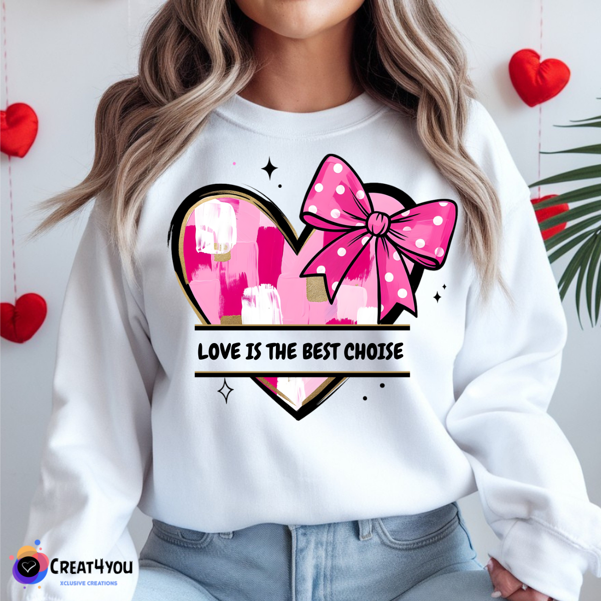 Sweatshirt Coração❤️