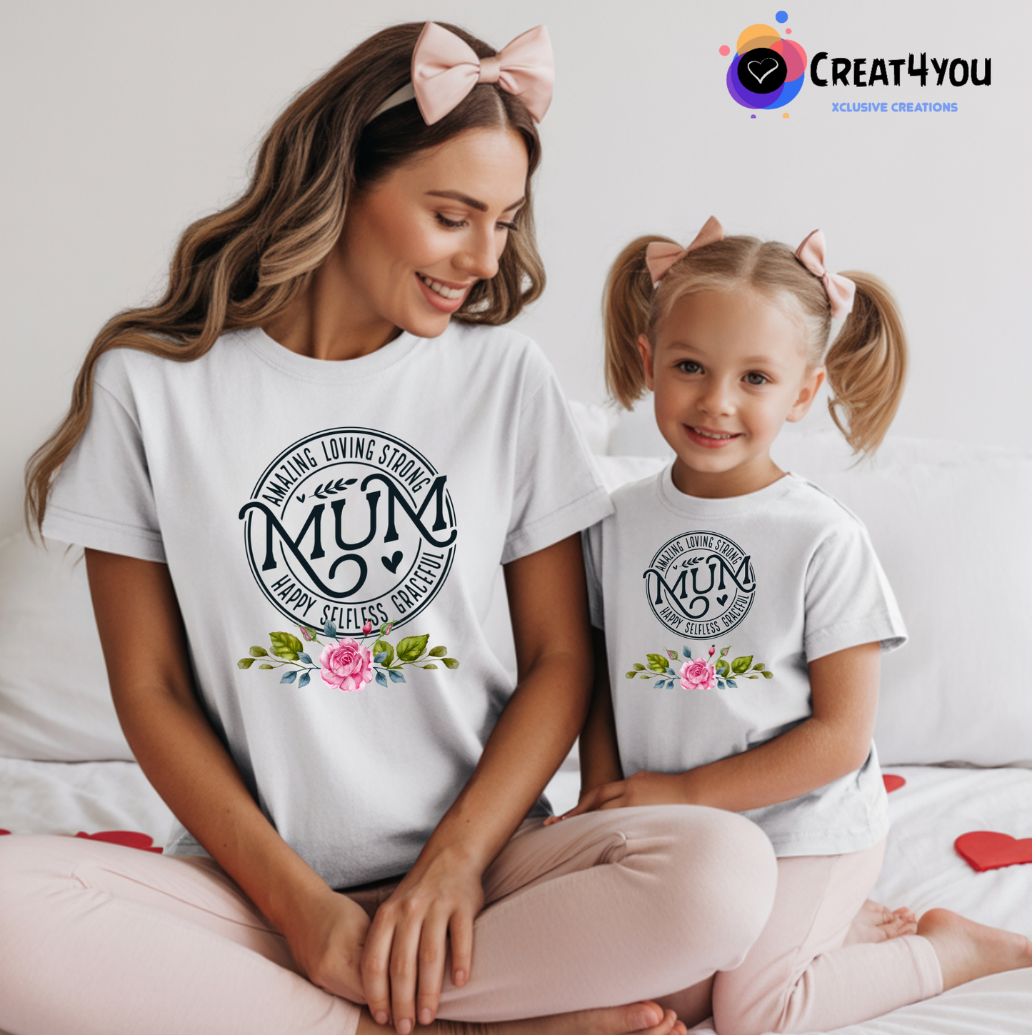 T-shirt Nós — Presente Personalizado para o Dia da Mãe