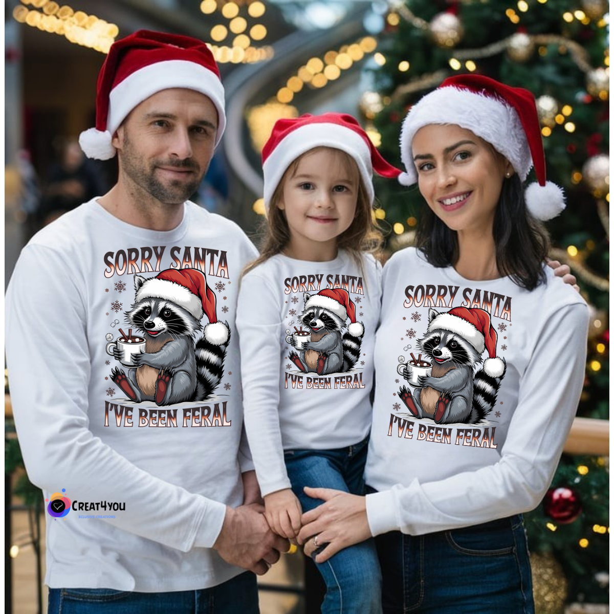 Conjunto Família 3 Guaxinim