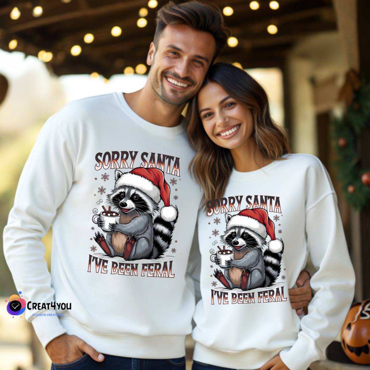 Conjunto Casal 🎄 Guaxinim