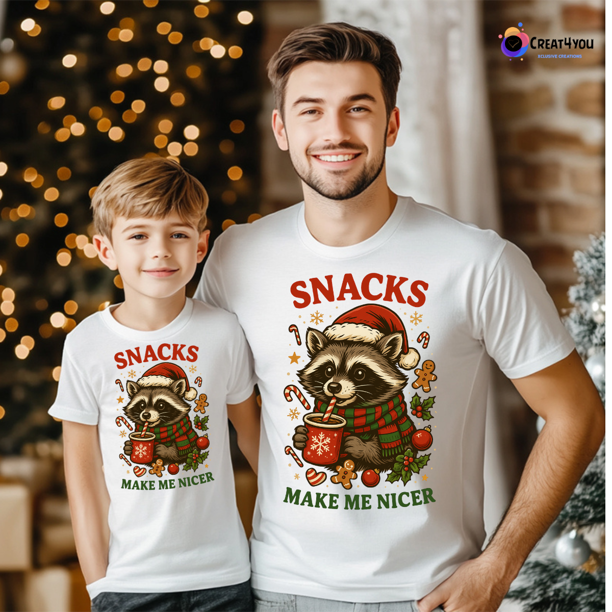 Conjunto Pai e Filho🎄Guaxinim