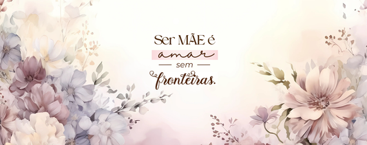 Caneca com Base de Cortiça "Amor sem Fronteiras"