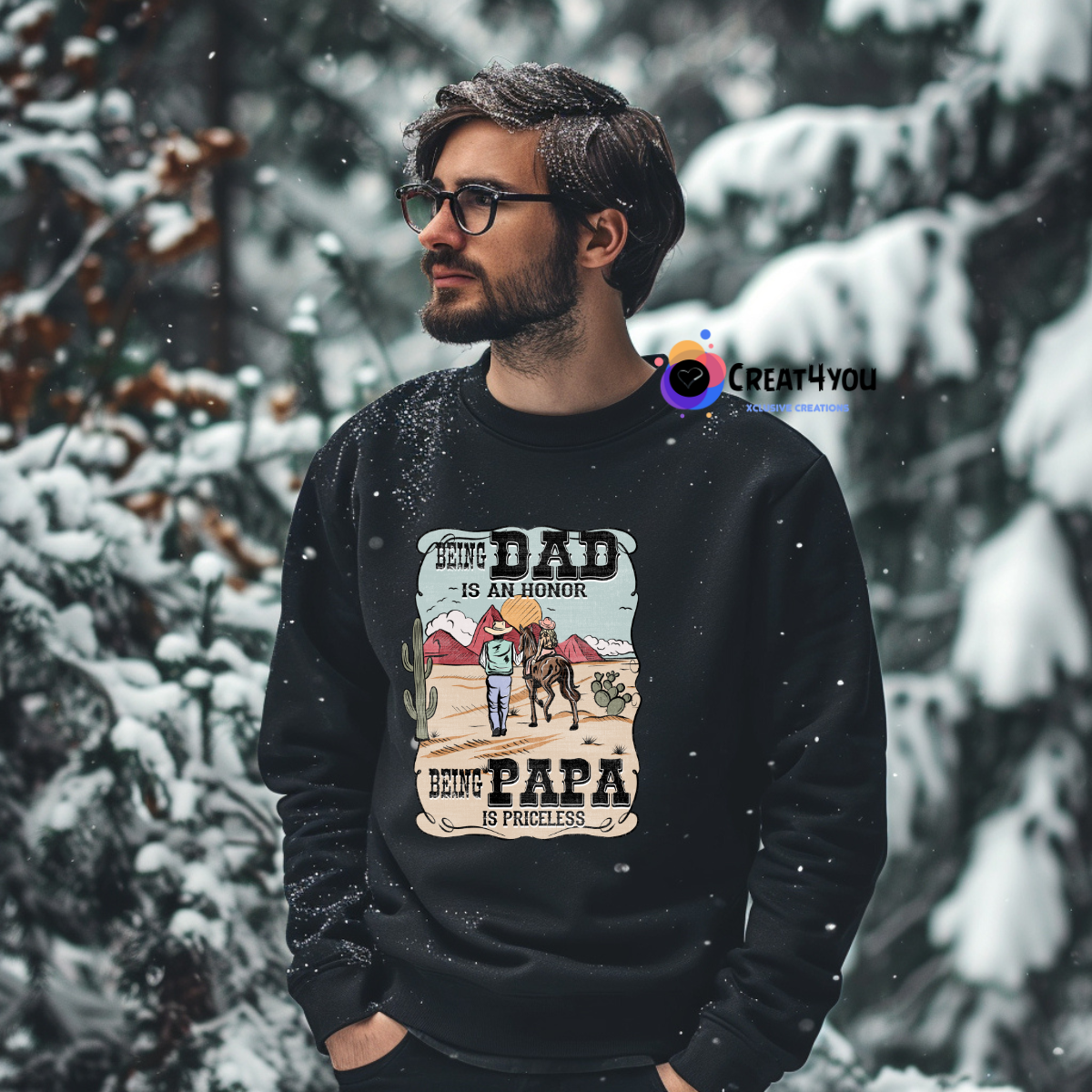 Sweatshirt🥇 Being Papa is Priceless