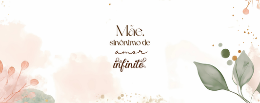 Caneca com Base de Cortiça "Amor Infinito"