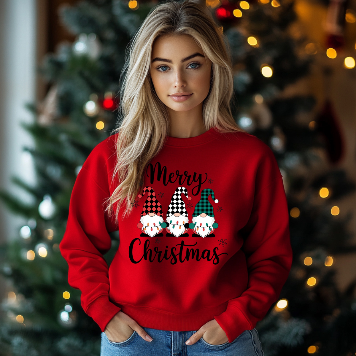 Sweatshirt Natal "Gnomos"