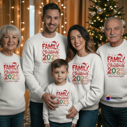Conjunto Família 5 - Family Christmas 2025