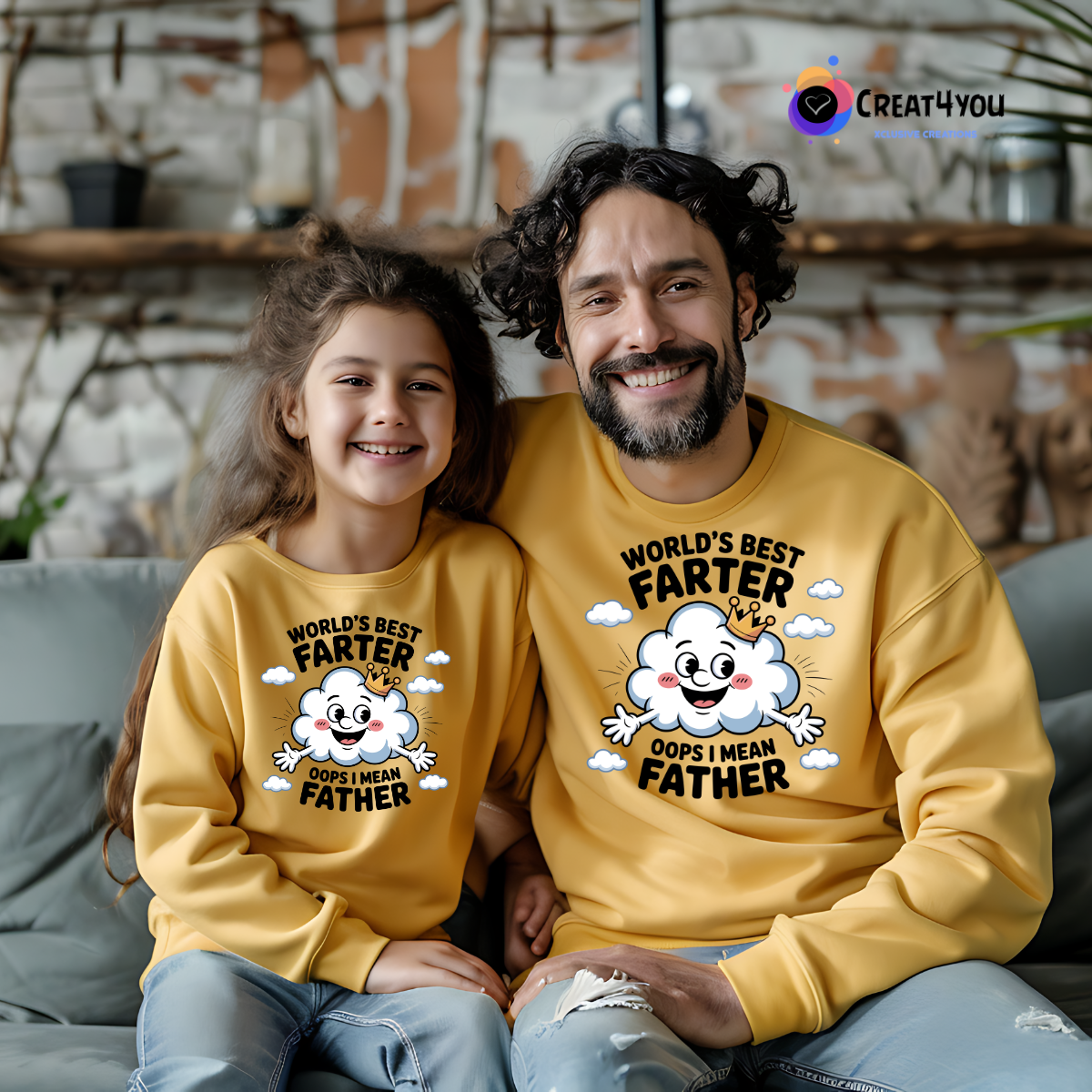 Conjunto Sweatshirts🥇World's Best Farter