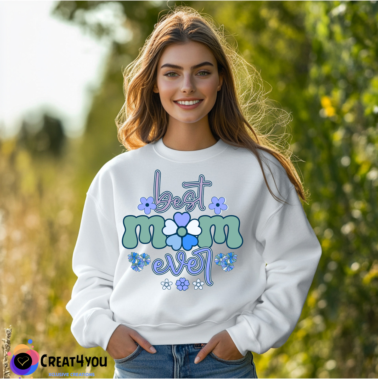Sweatshirt Best MOM — Presente Personalizado para o Dia da Mãe