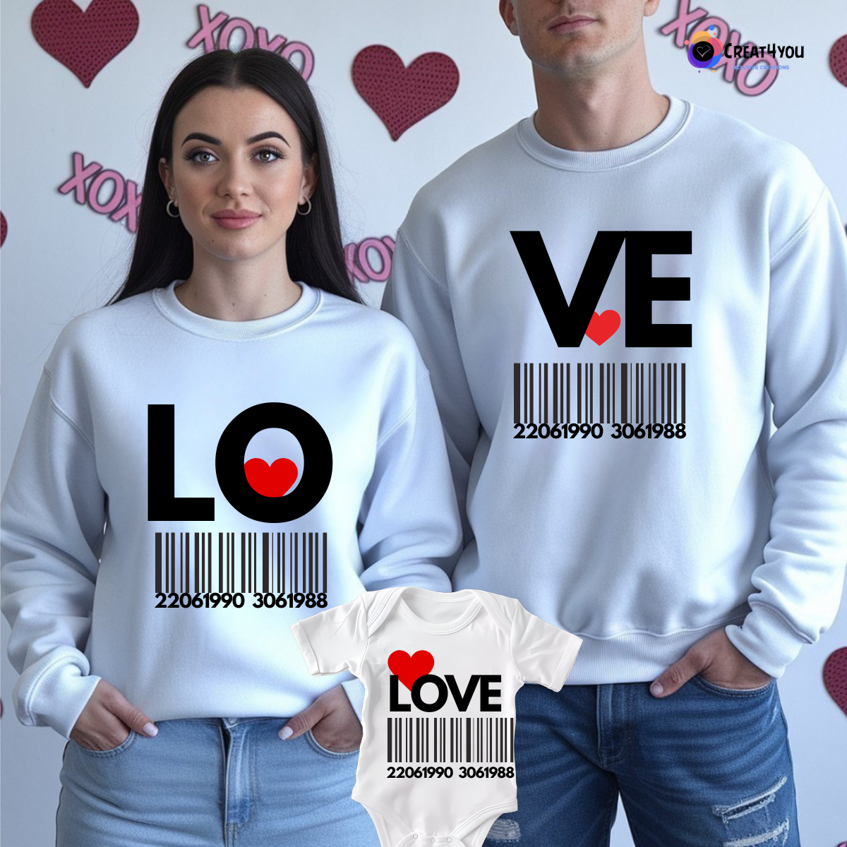 Conjunto Código de Barras ❤️