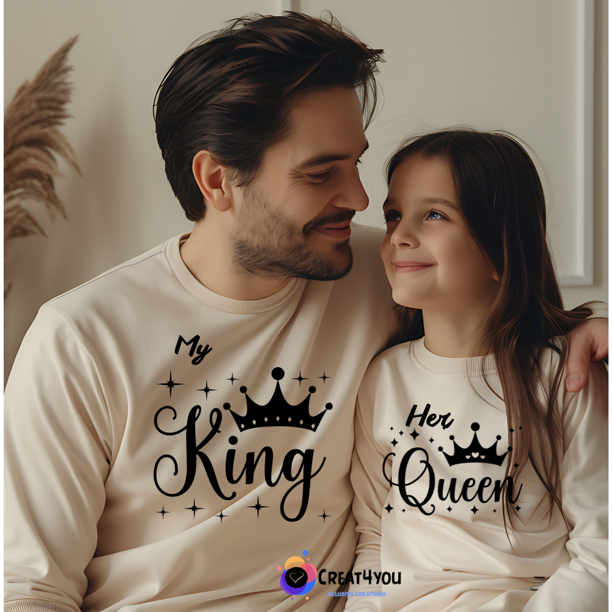 Conjunto Sweatshirts🥇My King Her Queen