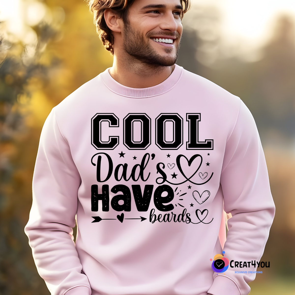 Sweatshirt🥇Cool Dad's Have Beards