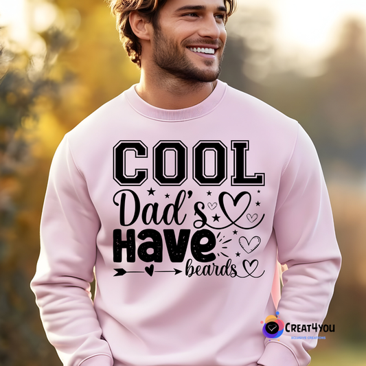 Sweatshirt🥇Cool Dad's Have Beards