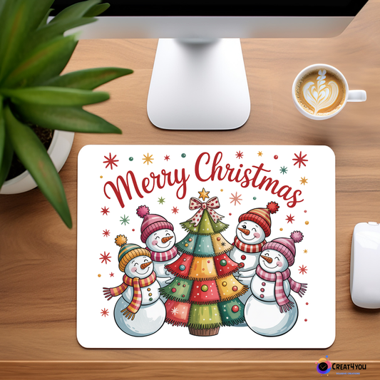 Tapete de Rato " Bonecos de Neve"