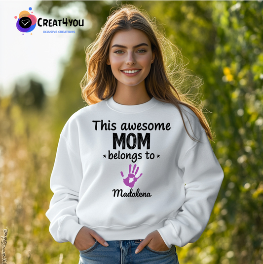 Sweatshirt MOM Dia da Mãe — Cria Memórias