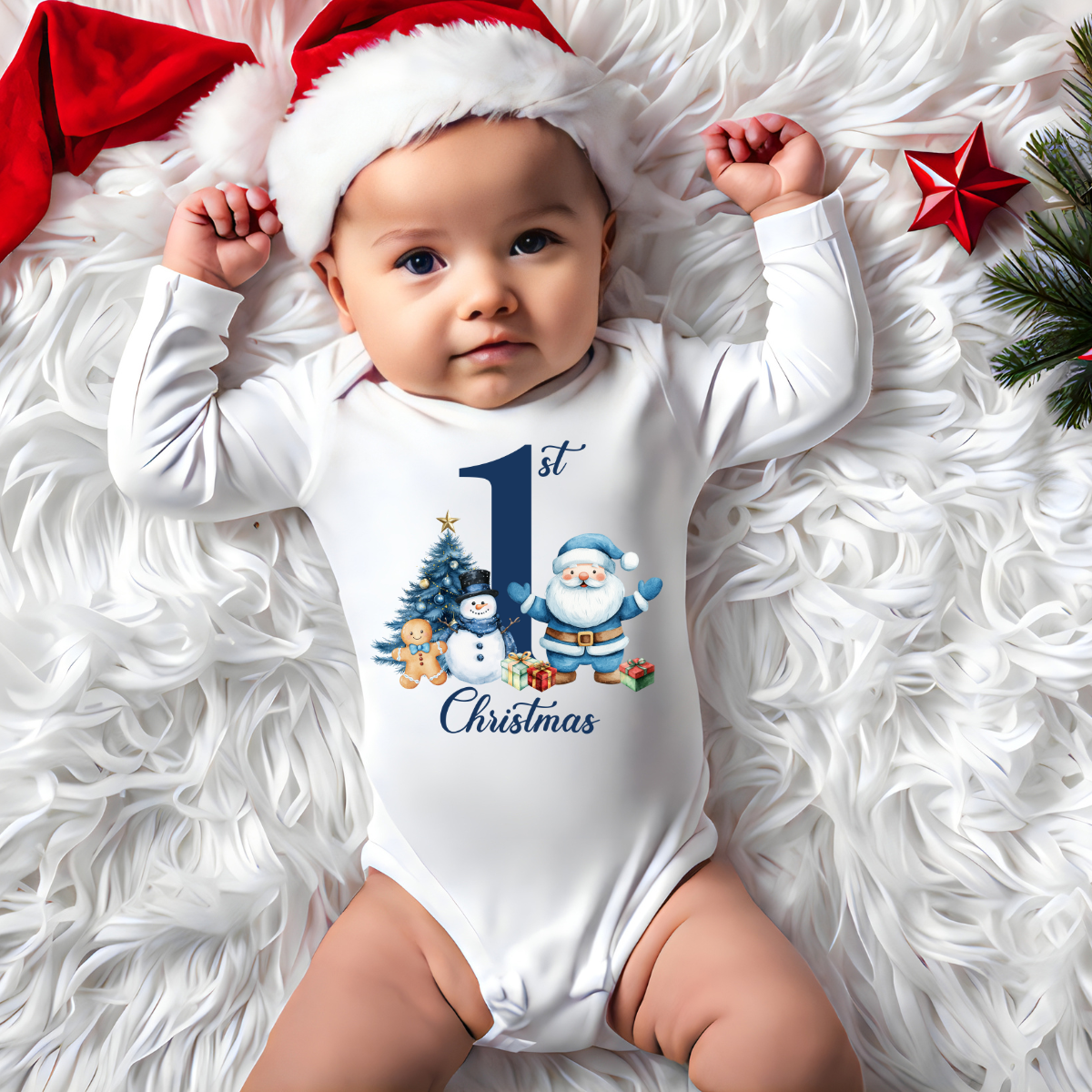 Body para Bebé First Natal / azul