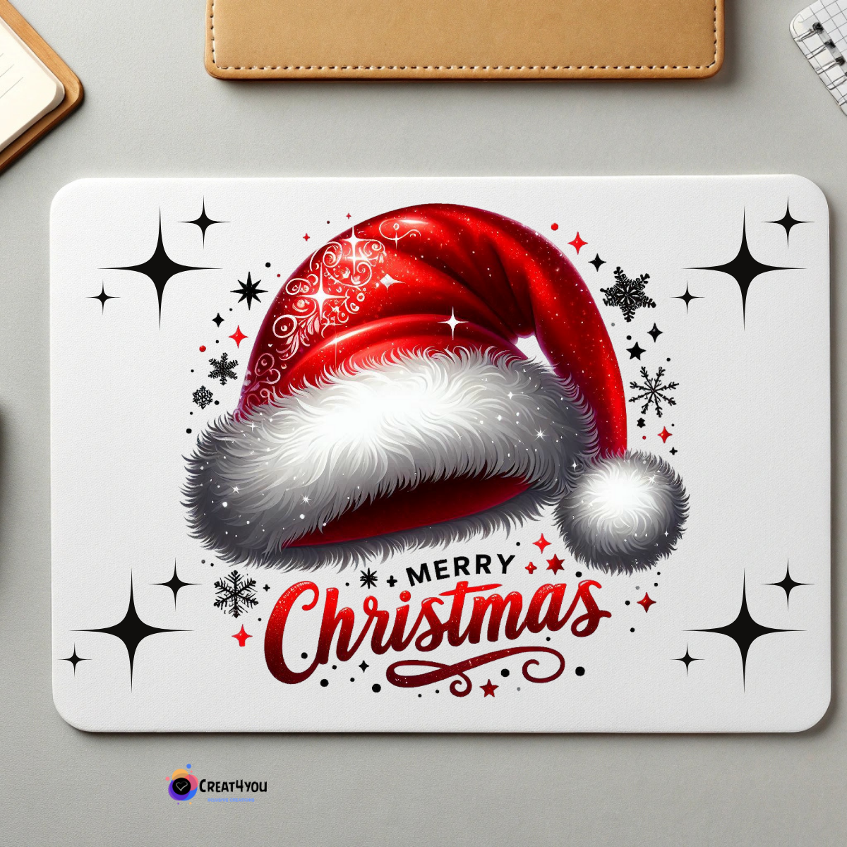 Tapete de Rato " Gorro Natal"