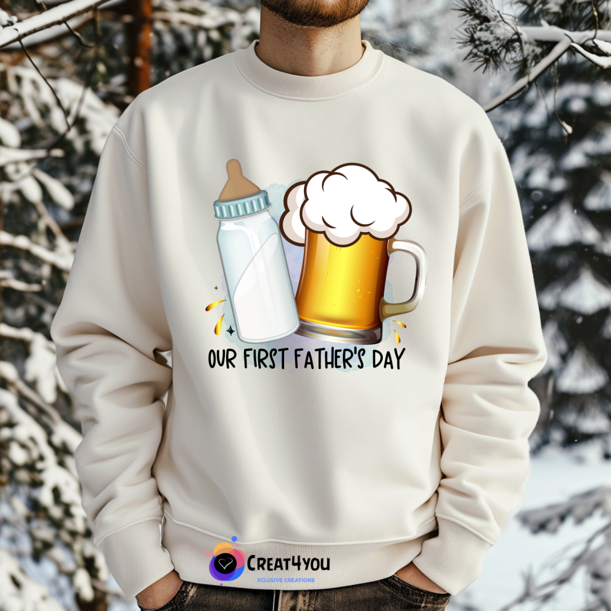 Sweatshirt🥇Our First Father's Day