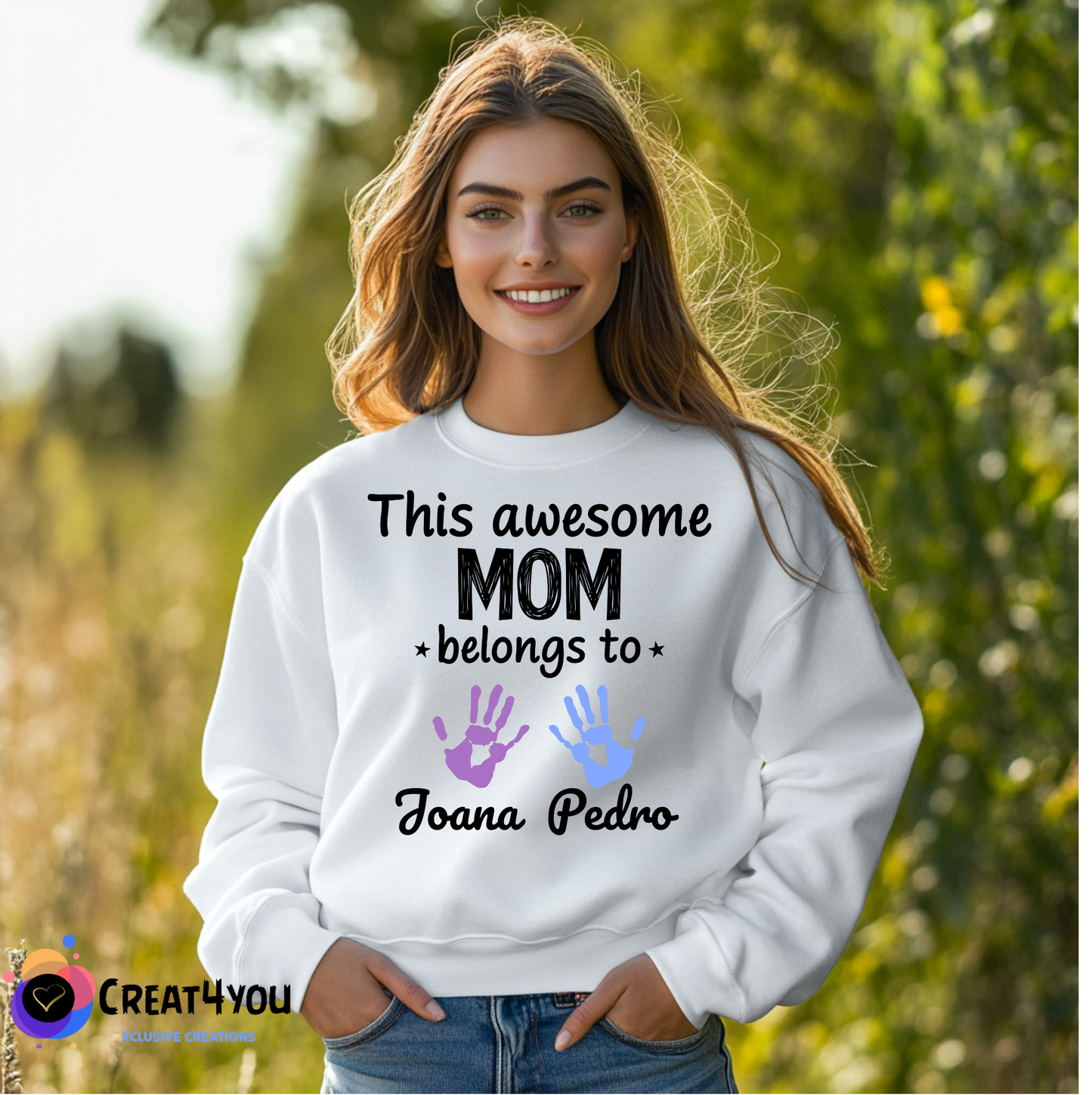 Sweatshirt “This MOM Belongs to…” — Dia da Mãe
