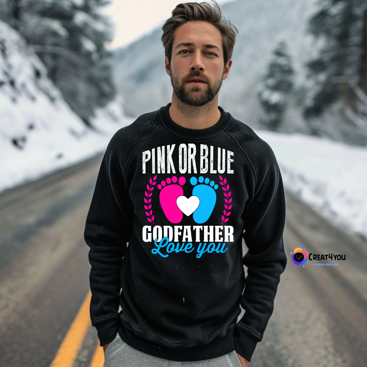 Sweatshirt - Pink or Blue🐰