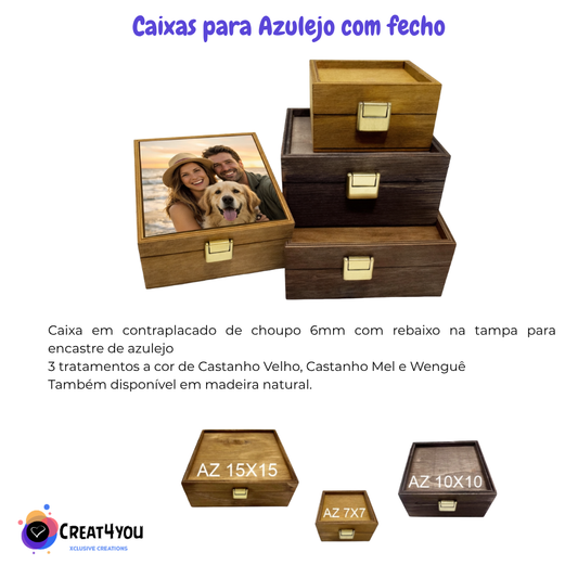 Caixa para Azulejo com Fecho