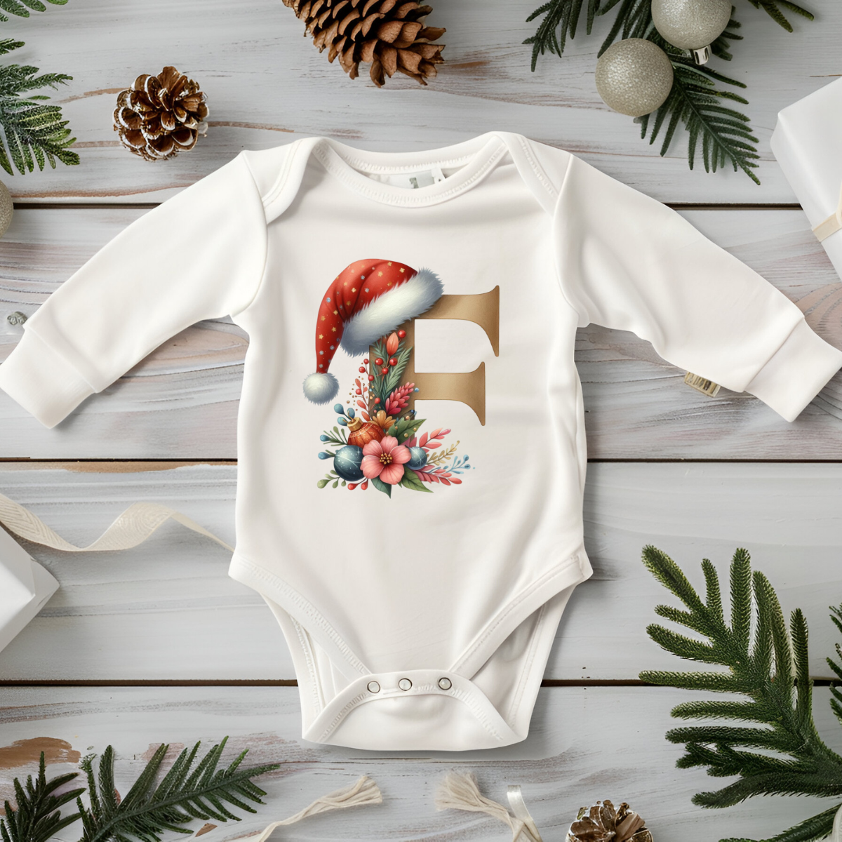 Body Bebé Natal Letras