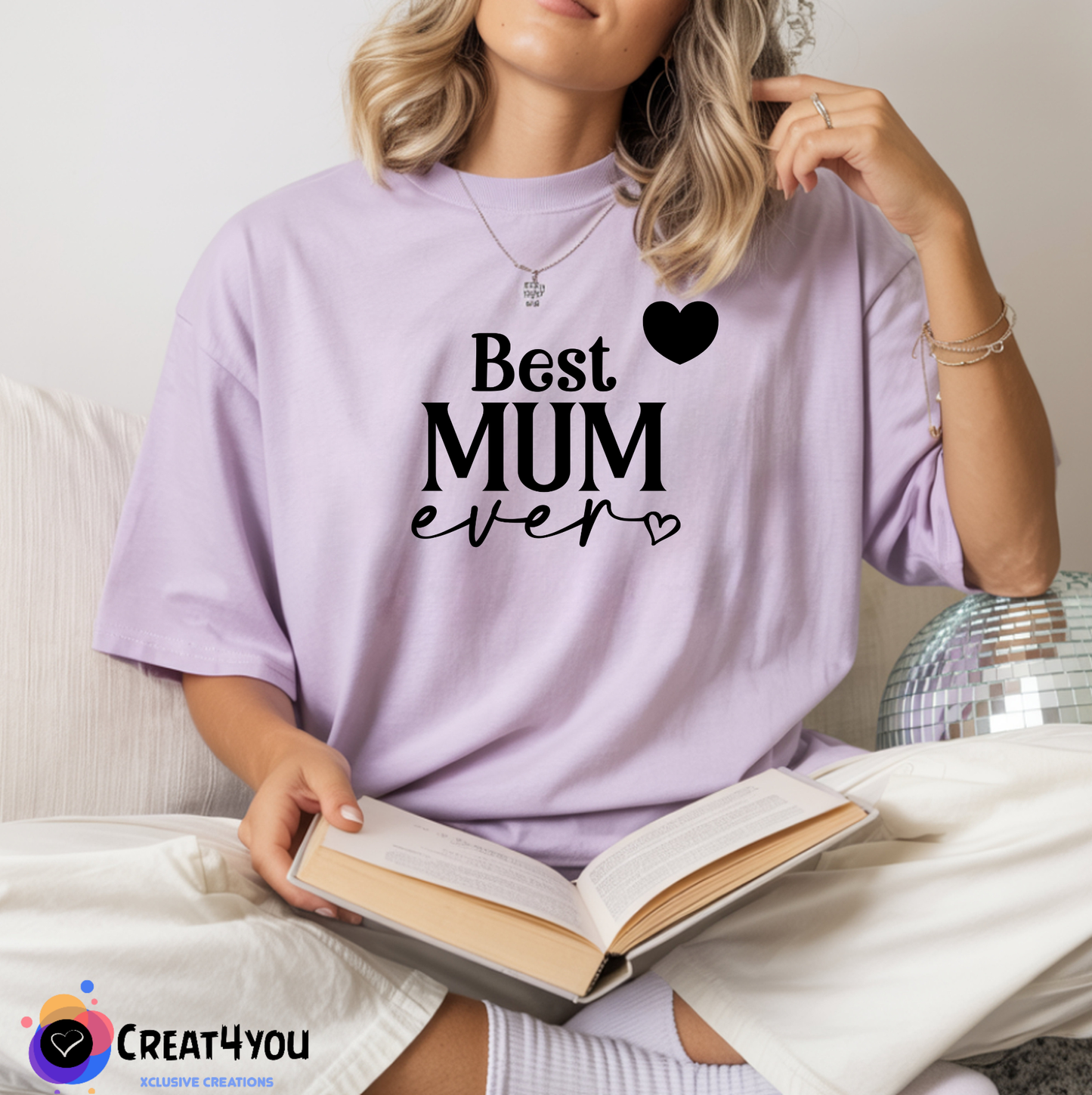 T-shirt Best MUM — Presente Personalizado para o Dia da Mãe
