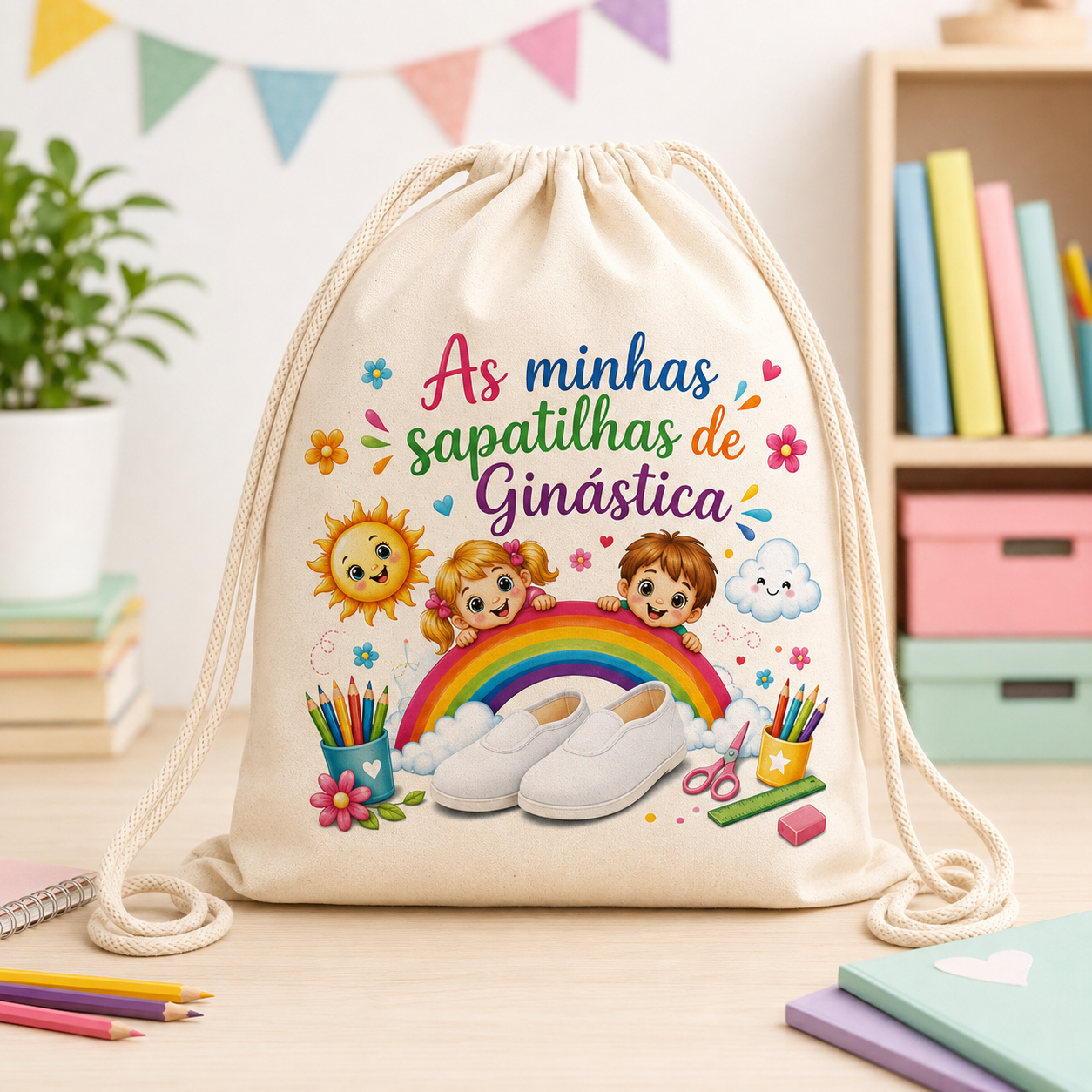 Saco I Mochila para as sapatilhas de Ginástica