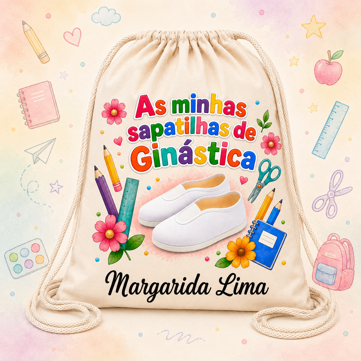 Saco I Mochila para as sapatilhas de Ginástica