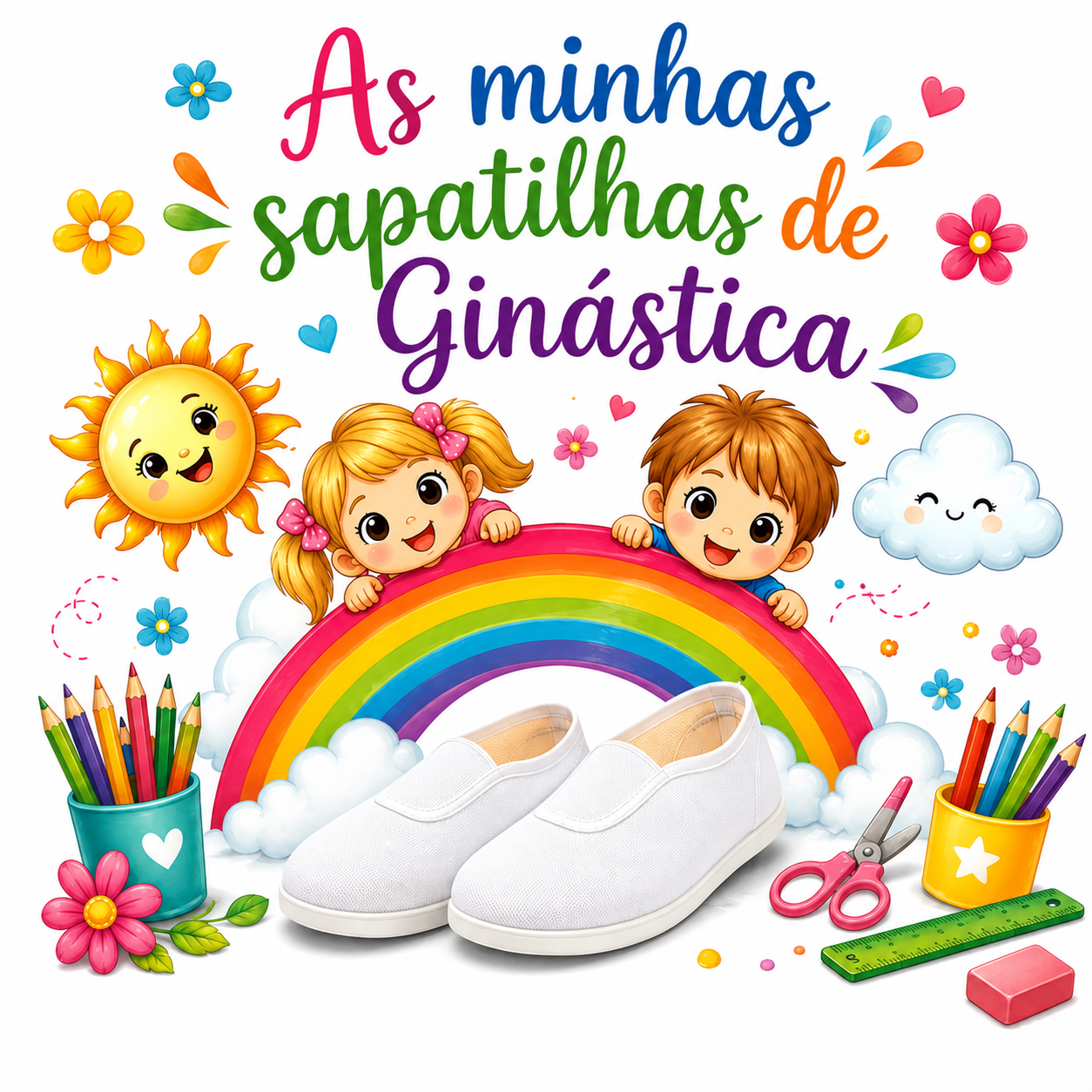 Saco I Mochila para as sapatilhas de Ginástica