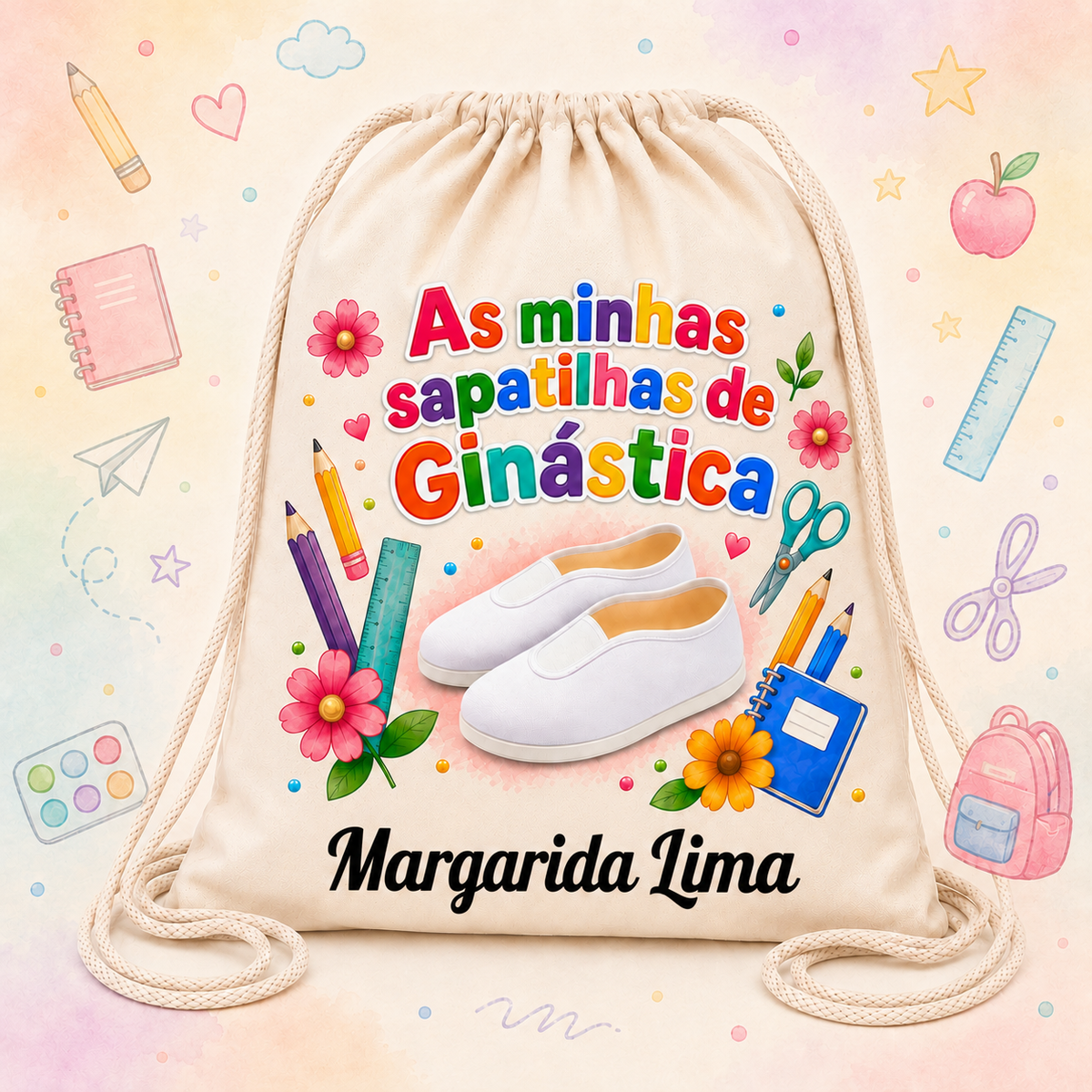Saco I Mochila para as sapatilhas de Ginástica