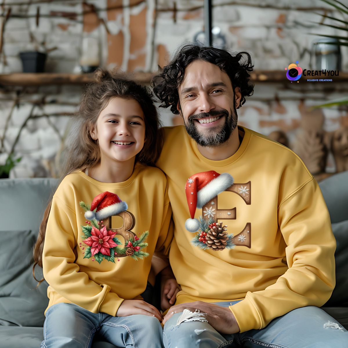 Conjunto Pai e Filha 🎄Letras