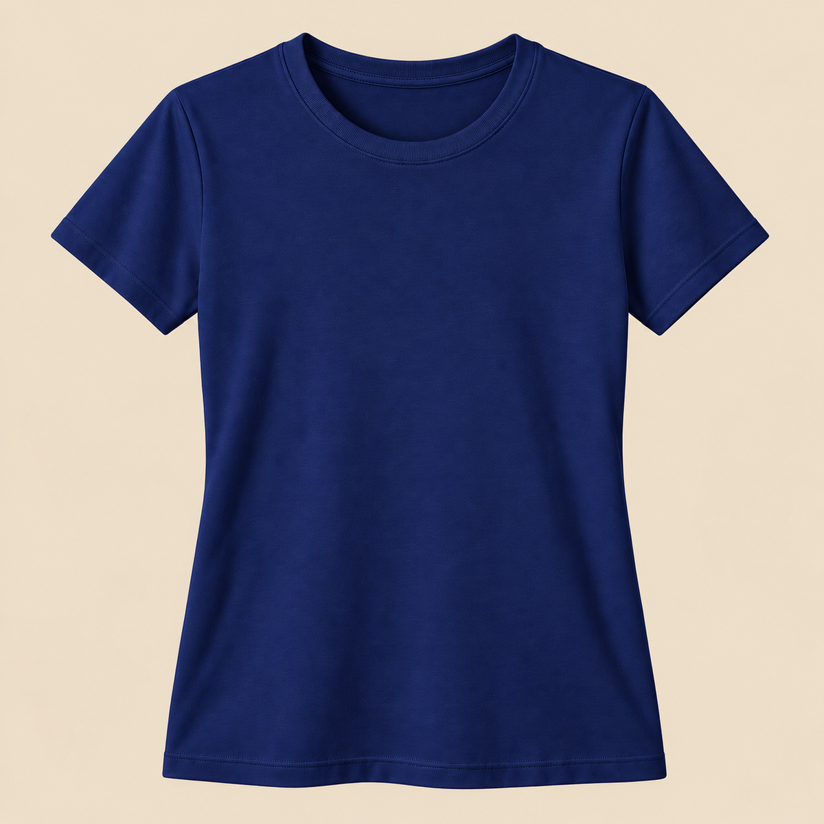 T-shirt azul-marinho personalizável — Creat4you