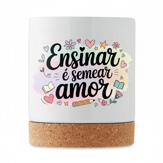 Mockup Caneca Ensinar é Semear Amor