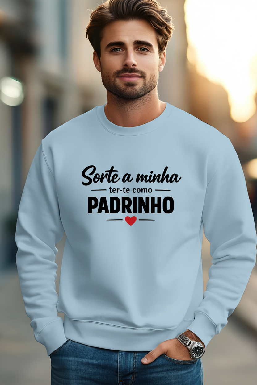 Sweatshirt Azul Padrinho
