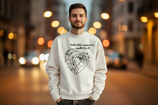 Sweatshirt Branca - Entre todas as pessoas
