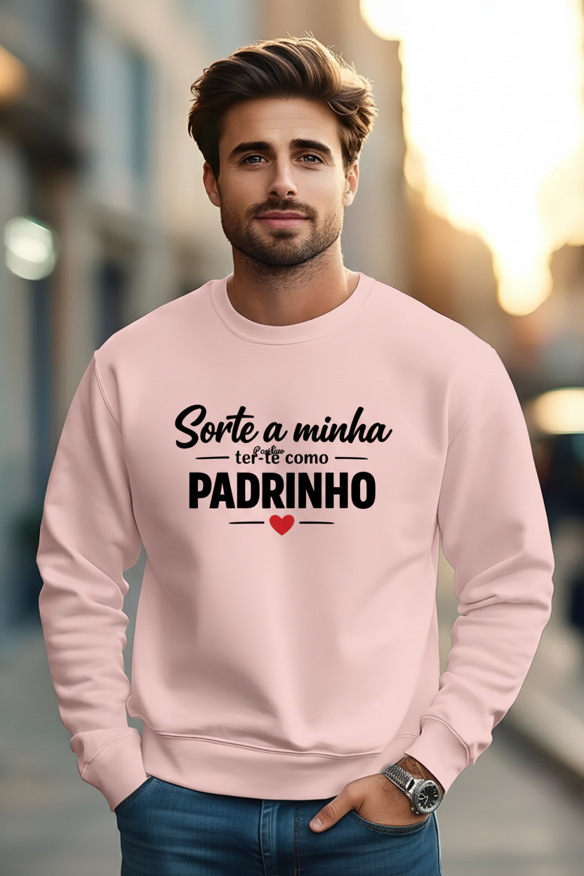 Sweatshirt Rosa Padrinho