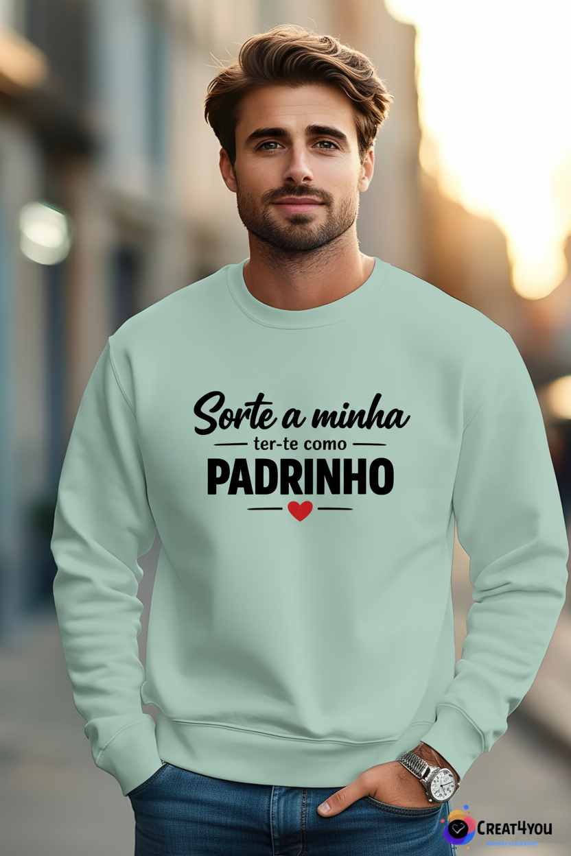 Sweatshirt Verde Padrinho